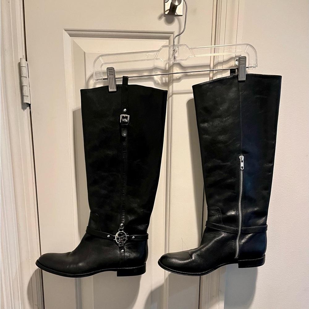 Coach Milan tall leather boots